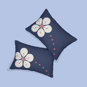 Sakura Kimono Bedding Set - www.thealineahome.nl - Nippon Blue 
Pillows