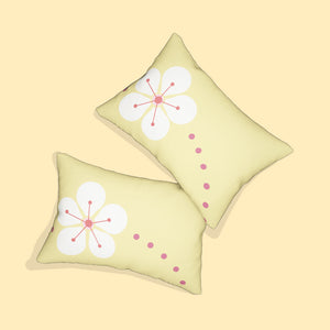 Sakura Kimono Bedding Set - www.thealineahome.nl - Yuzu Yellow Pillows