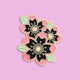 Spring Cherry Blossom Enamel Pins - www.thelienahome.nl - Black Blossom