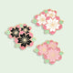 Spring Cherry Blossom Enamel Pins - www.thelienahome.nl - Blossom Set