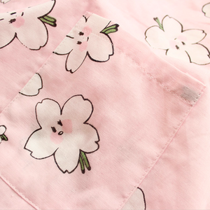 Sakura Kimono Pyjamas - www.thelineahome.nl - Pocket Detail