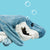 Sammie Shark Flannel Blanket Onesie - The Linea Home - Kawaii Home Apparel - Shark Blanket