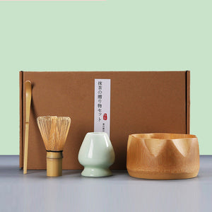 Simple Matcha Set - www.thelineahome.nl - Natural Wood Set