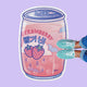 Combini Drinks Entrance Mat - www.thelineahome.nl - Kawaii Homeware - Strawberry Soda