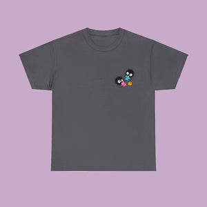 Susuwatari Cotton T-shirt - www.thelineahome.nl - Cotton Whitelineahome.nl - Charcoal Grey