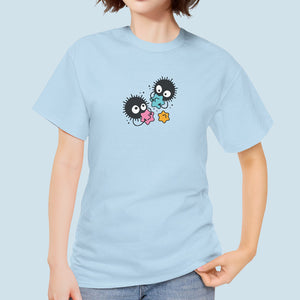 Soot Monster Cotton T-shirt - www.thelineahome.nl - Cotton White - Cotton Tee Shirt