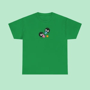 Soot Monster Cotton T-shirt - www.thelineahome.nl - Forest Green - Cotton Tee Shirt