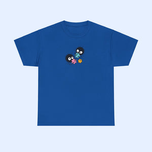 Soot Monster Cotton T-shirt - www.thelineahome.nl - Nippon Blue - Cotton Tee Shirt