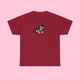 Soot Monster Cotton T-shirt - www.thelineahome.nl - Maroon Red - Cotton Tee Shirt