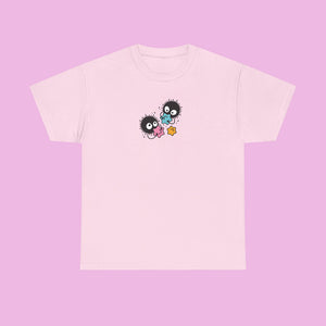 Soot Monster Cotton T-shirt - www.thelineahome.nl - Sakura Pink - Cotton Tee Shirt