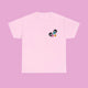 Susuwatari Cotton T-shirt - www.thelineahome.nl - Cotton Whitelineahome.nl - Sakura Pink