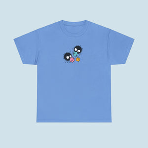 Soot Monster Cotton T-shirt - www.thelineahome.nl - Marine Blue - Cotton Tee Shirt