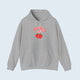 Strawberry Milk Hoodie - www.thelineahome.nl - KAWAII CLOTHING - SOFT GREY