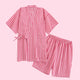 Heiko Kimono Pyjamas - www.thelineahome.nl - Kawaii Pyjamas - Raspberry Pink