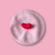 Sweetheart Wool Felt Beret - www.thelineahome.nl - Candy Pink 