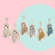 Sleepy Sloth Hand Towels - www.thelineahome.nl - All 6