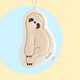 Sleepy Sloth Hand Towels - www.thelineahome.nl - Butter Cream