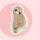 Sleepy Sloth Hand Towels - www.thelineahome.nl - Choco Latte