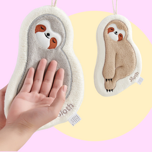 Sleepy Sloth Hand Towels - www.thelineahome.nl - Context 1