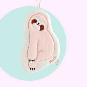Sleepy Sloth Hand Towels - www.thelineahome.nl - Powder Pink