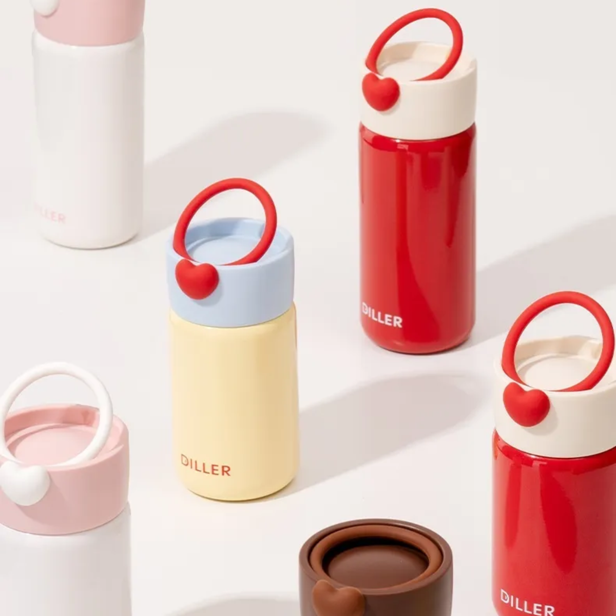 Sweetheart Thermal Flasks | The Linea Home | Kawaii Homeware