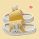 Tatami Bunny Slippers - The Linea Home - Kawaii Homeware - Custard Cream