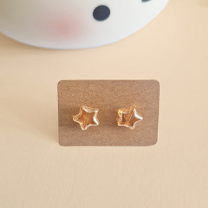 Twinkle Star Earrings (3 pairs) - www.thelineahome.nl - GOLD STARS