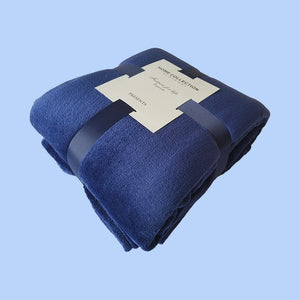 Colour Pop Velvety Blanket - The Linea Home - Kawaii Homeware - Nippon Blue