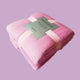 Colour Pop Velvety Blanket - The Linea Home - Kawaii Homeware - Sakura Pink