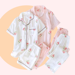 Watermelon Cotton Pyjamas (3PC Set)