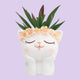 Bohemian Yujin Planters - The Linea Home - Kawaii Homeware - Neko Cat 