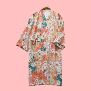 Haru Blossom Kimono - The Linea Home - Kawaii Home Appareial - Floral Design - Apricot Blossom