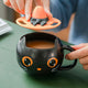 Enchanted Cat Coffee Mug - The Linea Home - Halloween Witch Cat Tea Cup 