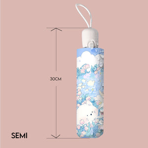 Yume Dreamy Umbrella - The Linea Home - SEMI Size 3 Fold dimensions