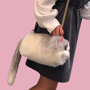 Purrfect Little Handbag - The Linea Home - Kawaii Accessories - Handmade 100% Vegan Handbags - Bag - Tonkinese Cat
