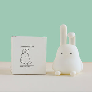Henry the Hanging Bunny Night Light - The Linea Home - Kawaii Homeware - Hanging utility light in the wardrobe