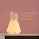 Henry the Hanging Bunny Night Light - The Linea Home - Kawaii Homeware - Hanging utility light in the wardrobe