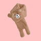 Huggy Bear Keyhole Scarf - The Linea Home - Kawaii Accessories - Winter Accessories - Cookie Bear