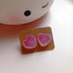 Gummy Sweetheart Earrings - The Linea Home - Kawaii Accessories - Plum