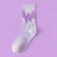 Ice Cream Sunda Pop Socks - The Linea Home - Kawaii Accessories - Grape Ripple