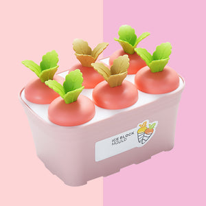 House Plant Pot Ice Cream Mould - The Linea Home - Creative and Kawaii Summer Accessories - Kawaii Practical Homeware for everyday use - Strawberry Pink Rectangular Mould with 6 