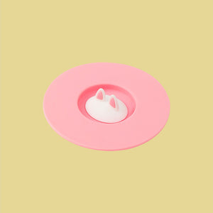 Colour Pop Kitty Cat Silicone Lid -The Linea Home - Kawaii Homeware - coffee accessories - mug lid - Sakura Car