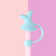 Kawaii Drinking Straw Topper - The Linea Home - Straw Cap - Cute Homeware - Mobey the Whale