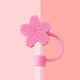 Kawaii Drinking Straw Topper - The Linea Home - Straw Cap - Cute Homeware - Pink Sakura