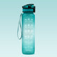 Galaxy 1L Water Bottle - The Linea Home - Beautiful Kawaii Water Bottle - Stay Hydrated - Turquoise Galaxy