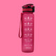 Galaxy 1L Water Bottle - The Linea Home - Beautiful Kawaii Water Bottle - Stay Hydrated - Raspberry Dream
