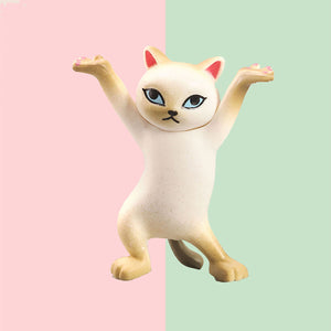 Dance Dance Kitty Cat Holder - The Linea Home - Persian Cat