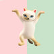 Dance Dance Kitty Cat Holder - The Linea Home - Persian Cat