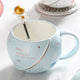 Love You To The Moon and Back Coffee Mug - The Linea Home - Teaspoon - Galaxy - Kawaii Homeware - 4 Designs