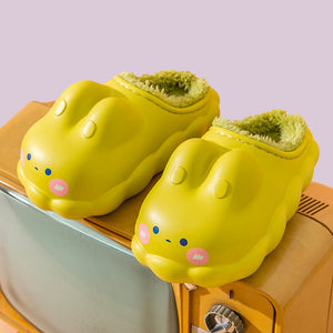 Mochi Bunny Slippers - The Linea Home _ Kawaii Homeware - Cosy Slippers - Matcha Mochi